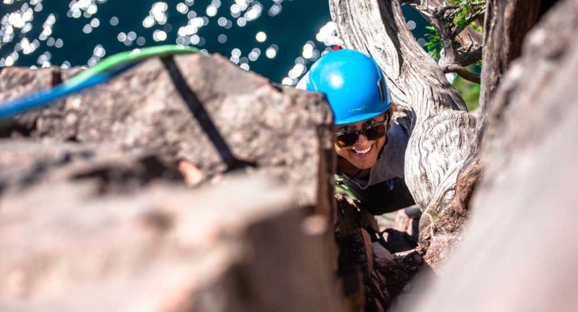 boundary waters rock climbing for adults